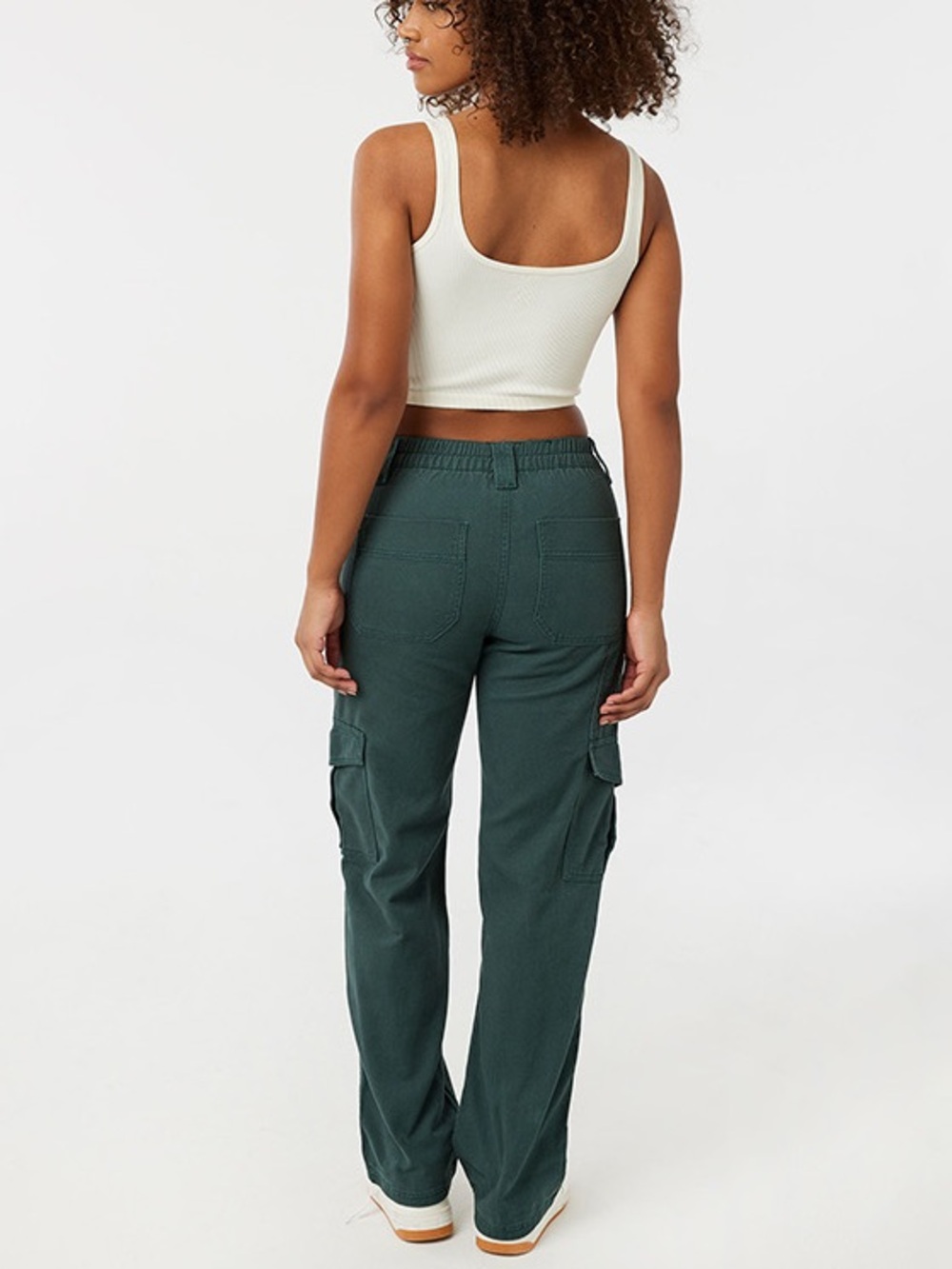 Ardene Cargo Pants - Dark Teal color - Picture 2 of 3